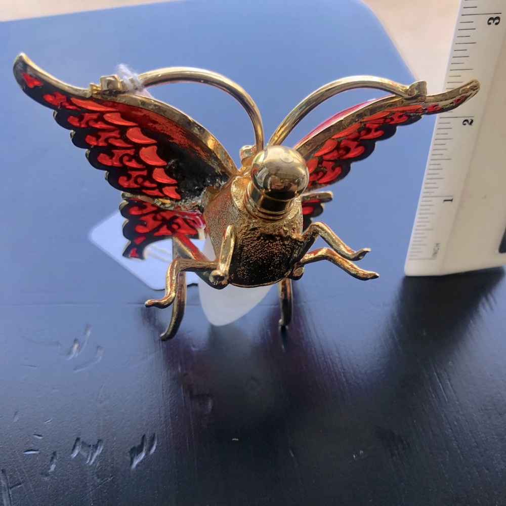 Italy glass butterfly perfume bottle